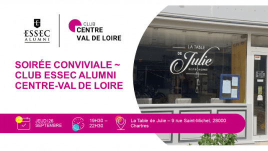 Soirée conviviale - Club ESSEC Alumni Centre-Val de Loire