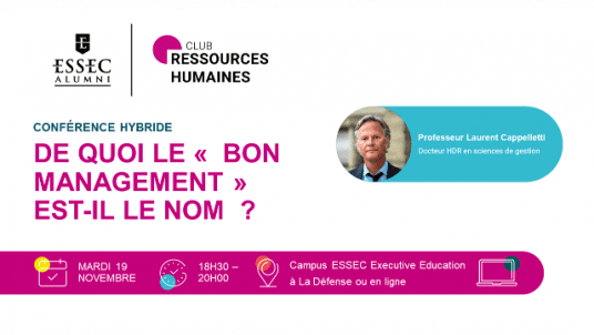 Conférence : De quoi le «  bon management » est-il le nom ?