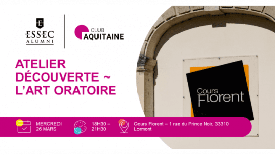 Atelier découverte au Cours Florent ~ L’art oratoire