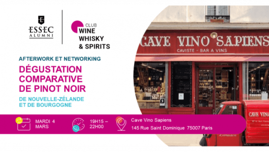 Afterwork et networking ~ Dégustation comparative de Pinot noir 