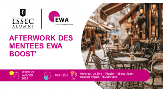 Afterwork des Mentees EWA Boost' ~ Jeudi 23 janvier