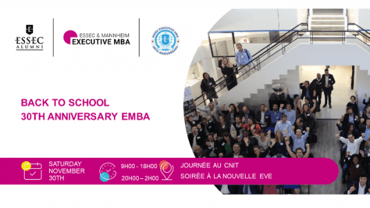 Back to school  - 30 ans de l'Executive MBA 