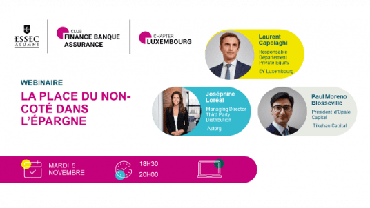 Webinaire ~ La place du non-coté dans l’épargne