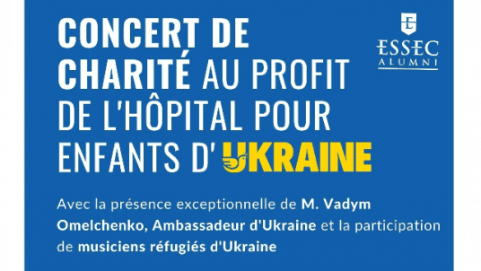 Evénement caritatif pour les enfants en Ukraine avec la présence exceptionnelle de Son Excellence Monsieur Vadym Omelchenko, Ambassadeur d'Ukraine en France.