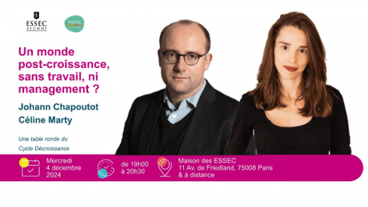 Table ronde avec Johann Chapoutot et Céline Marty “Un monde post-croissance, sans travail, ni management ?” 