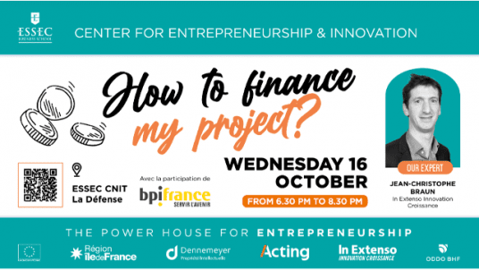 Atelier "How to finance my project" 