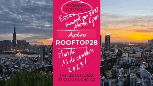 ESSEC  APERO AT ROOFTOP THE ASCENT