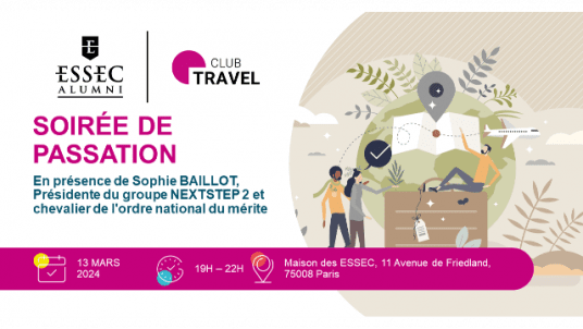 Soirée de passation du Club Travel et conférence de Sophie Baillot sur l'avenir du voyage en 2024/2025