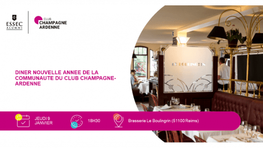 Dîner nouvelle année de la communauté du Club Champagne-Ardenne