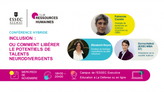 Conférence : Inclusion ou comment libérer le potentiel des talents neurodivergents ?