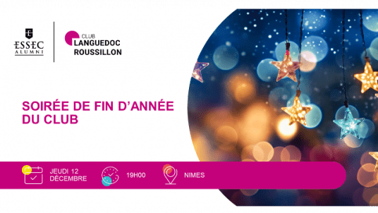 SAVE THE DATE - Soirée de fin d'année du Club  🎄