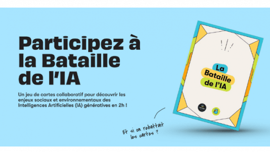 La Bataille de l'IA - Un jeu de cartes pour explorer les enjeux sociaux et environnementaux de l’IA Générative en 2h !