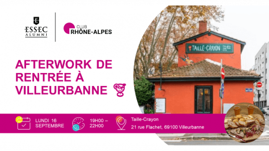 Afterwork de rentrée à Villeurbanne 🍹